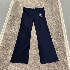 XLP dress pant yoga pants, betabrand, navy, NWT